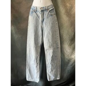 Levi's Low Pro Straight Jeans Women's 28 Light Wash Denim Relaxed Fit